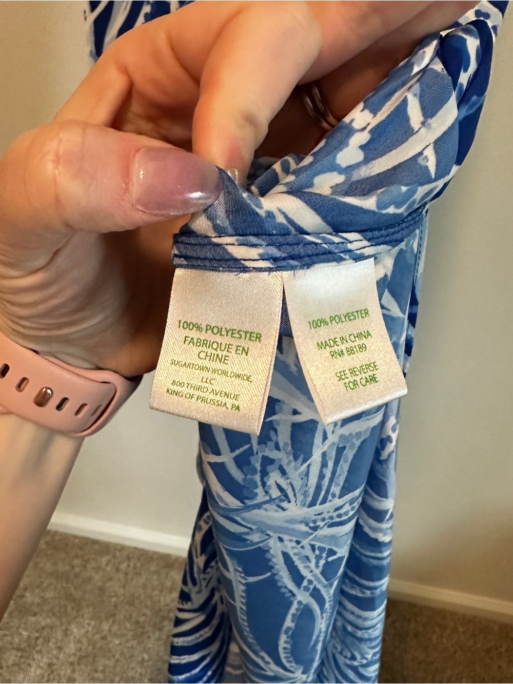 Lilly Pulitzer Alicia Maxi Dress Blue Twilight XXS Vguc - Picture 7 of 8